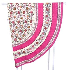 Vent du Sud French Provencal Oval Tablecloth 66x83 Floral Luxury Boho Chic Table